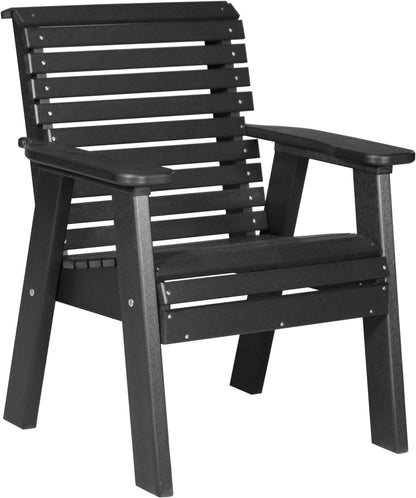 2' Plain Bench Black