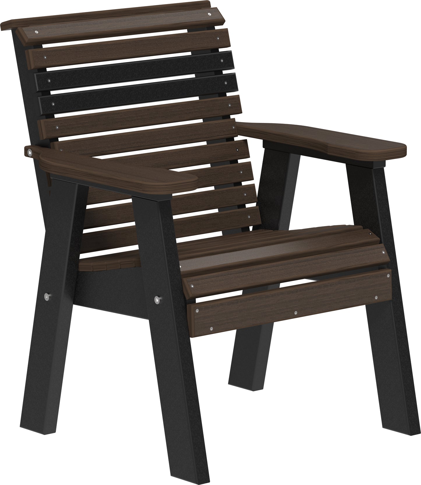 2' Plain Bench Brazilian Walnut & Black