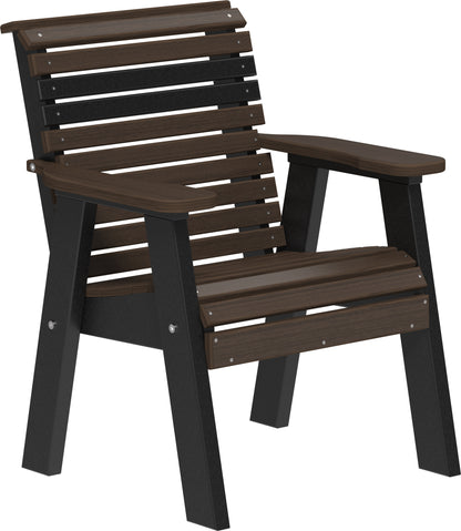 2' Plain Bench Brazilian Walnut & Black