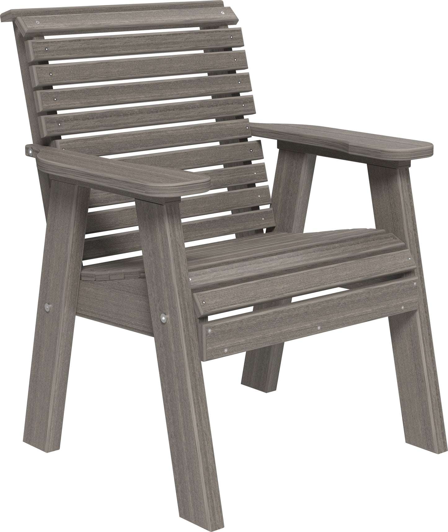 2' Plain Bench Coastal Gray