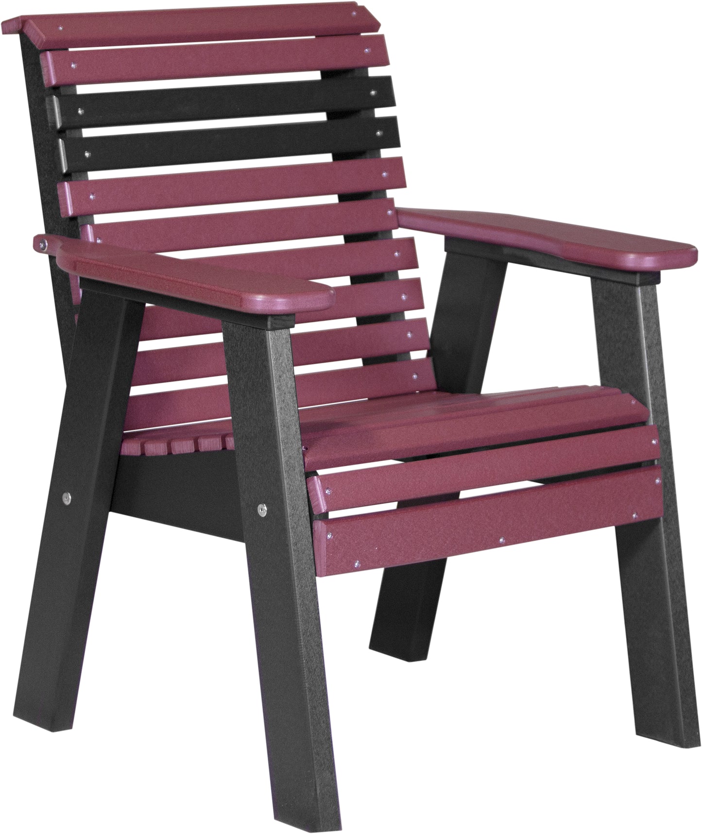2' Plain Bench Cherrywood & Black
