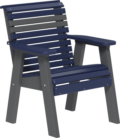 2' Plain Bench Patriot Blue & Slate