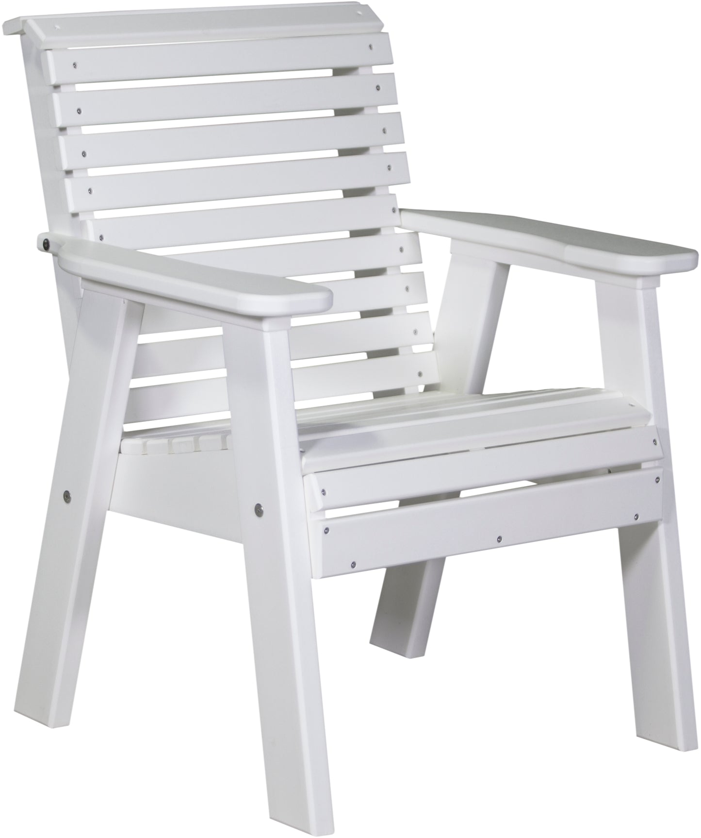 2' Plain Bench White