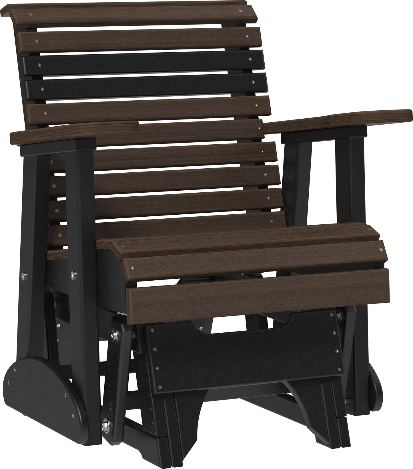 2' Plain Glider Brazilian Walnut & Black