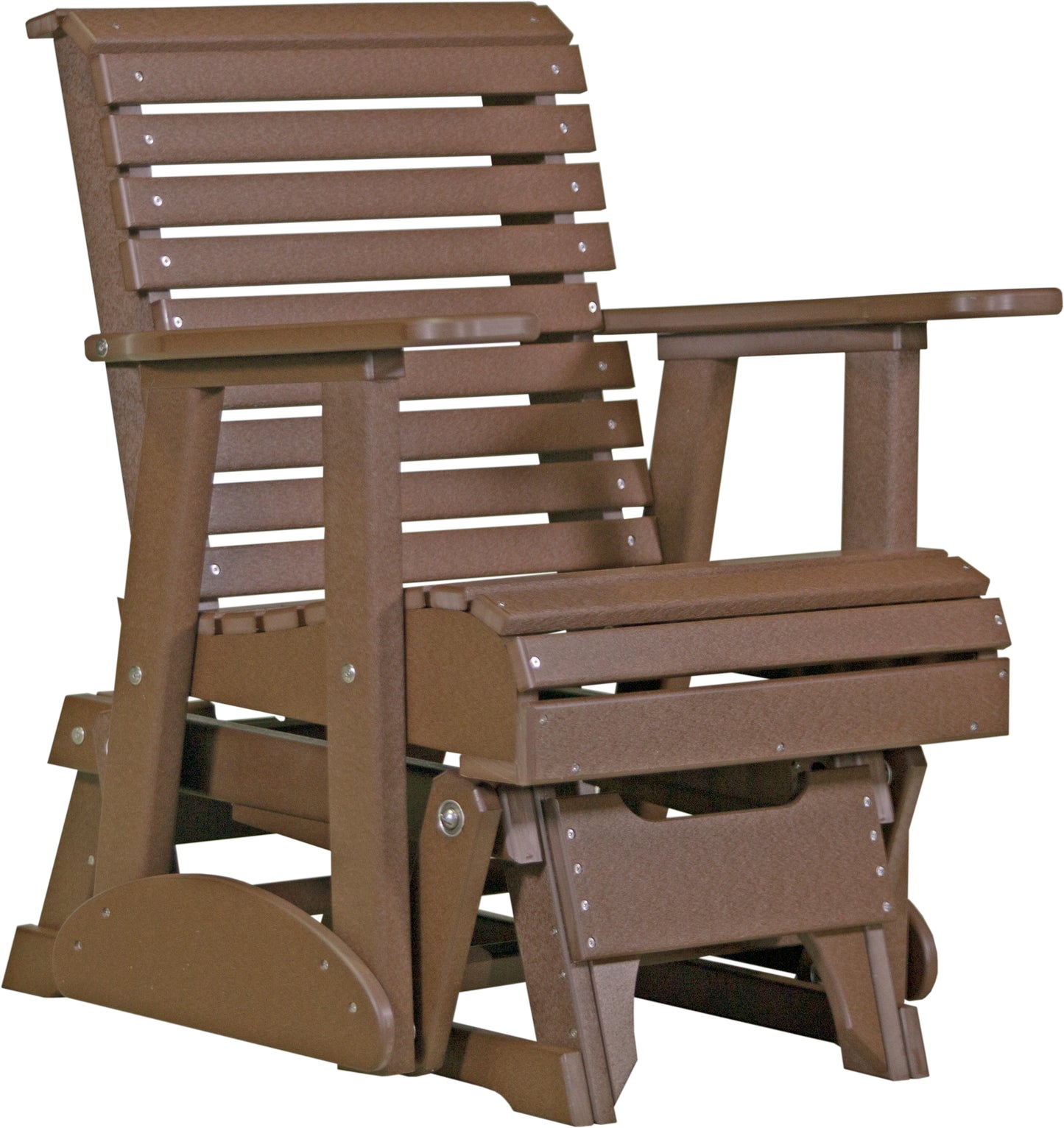 2' Plain Glider Chestnut Brown