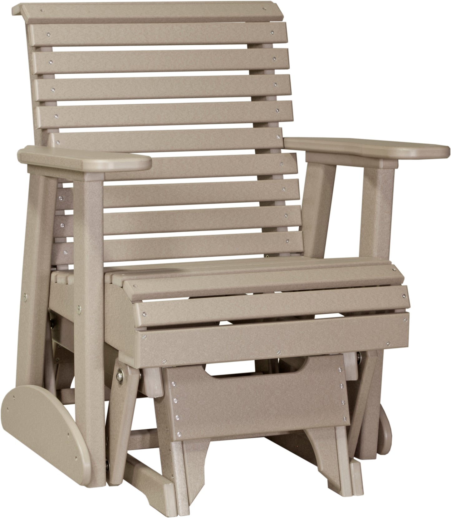2' Plain Glider Weatherwood