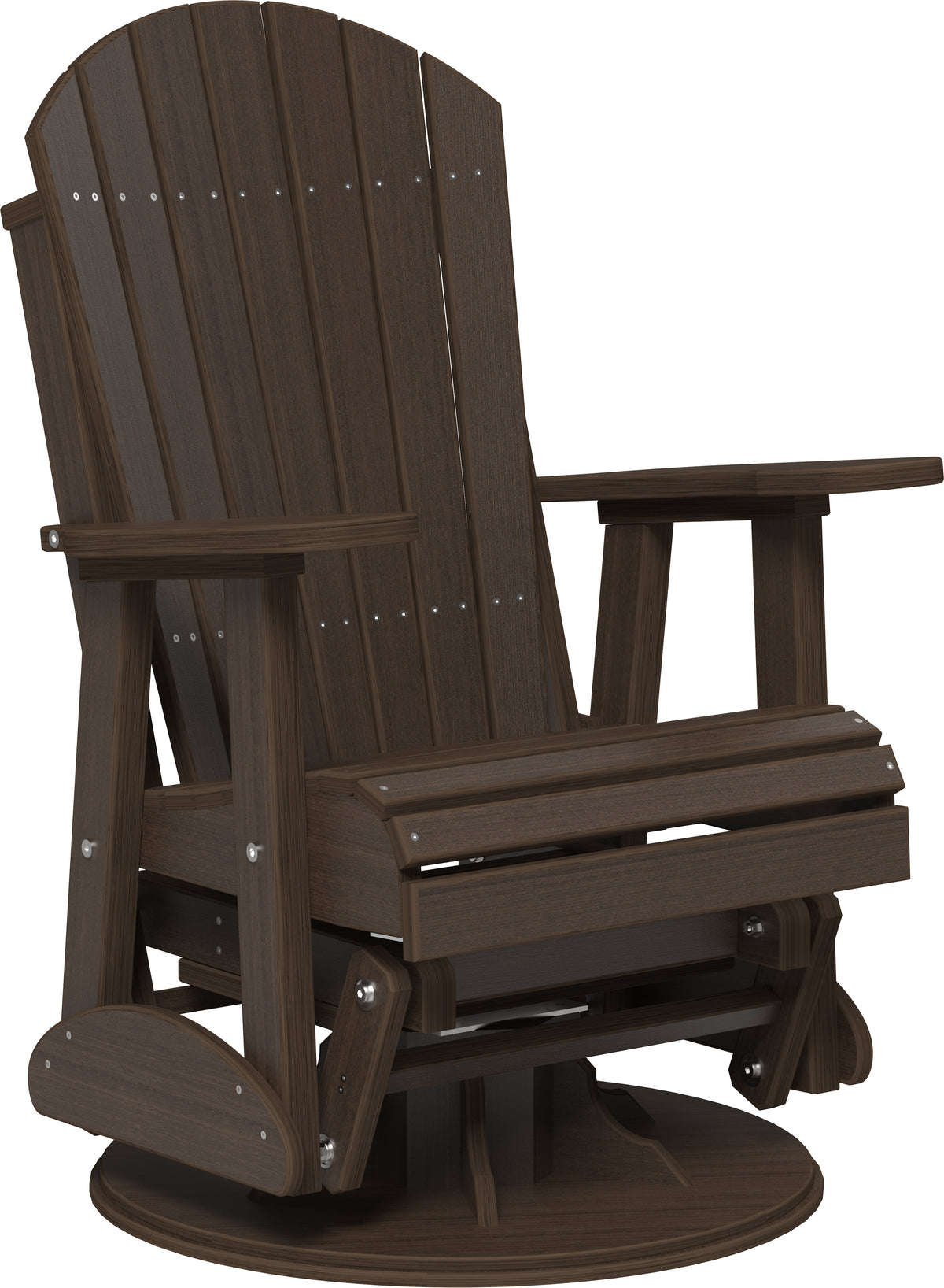2' Swivel Adirondack Glider Brazilian Walnut