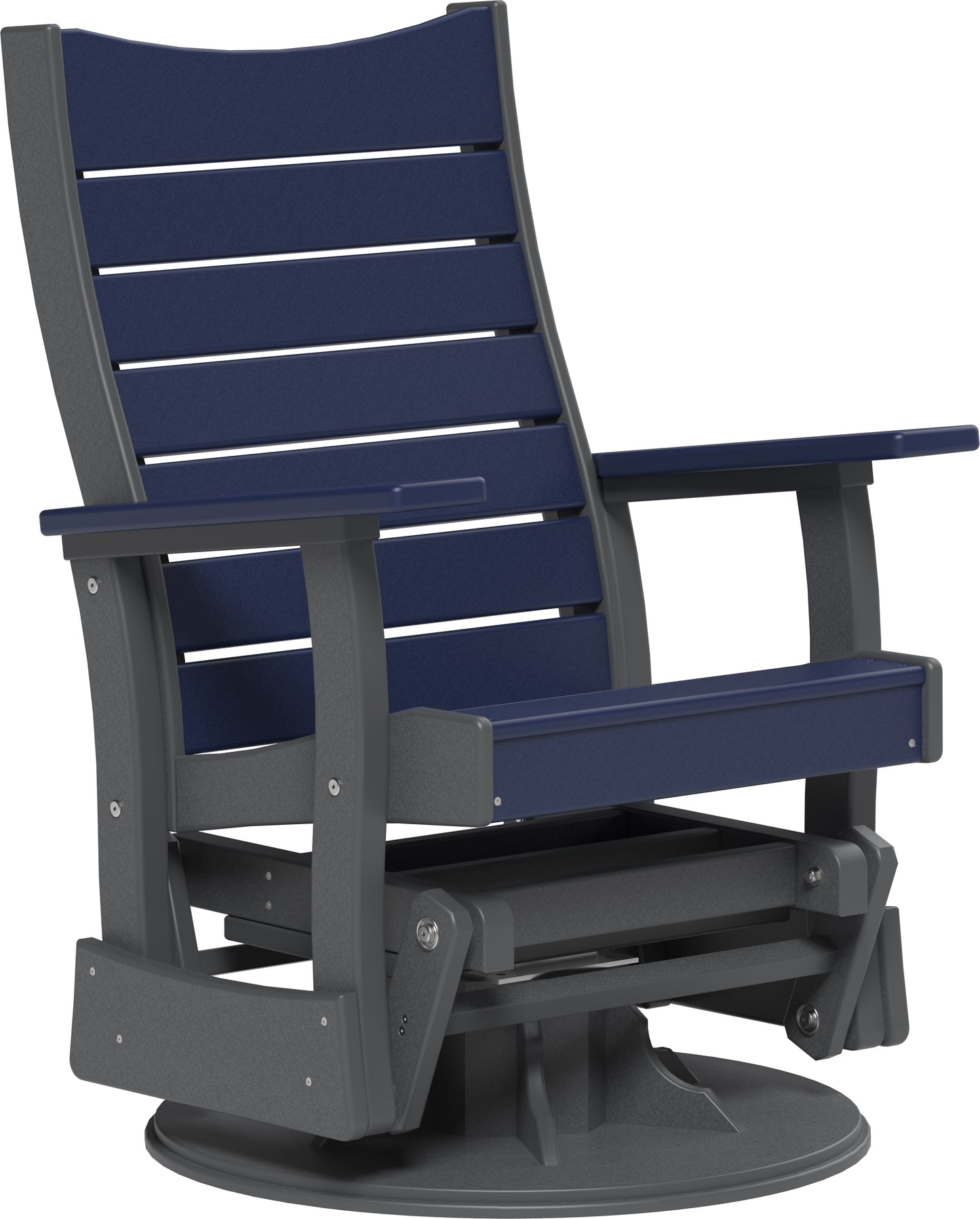 2' Swivel Contour Glider Patriot Blue & Slate