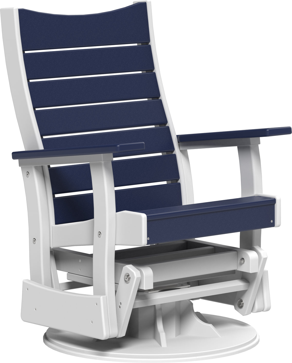 2' Swivel Contour Glider Patriot Blue & White