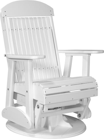 2' Swivel Classic Glider White