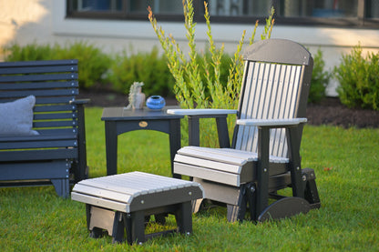 2' Classic Glider Dove Gray & Black