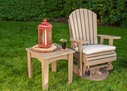 2' Swivel Adirondack Glider Weatherwood