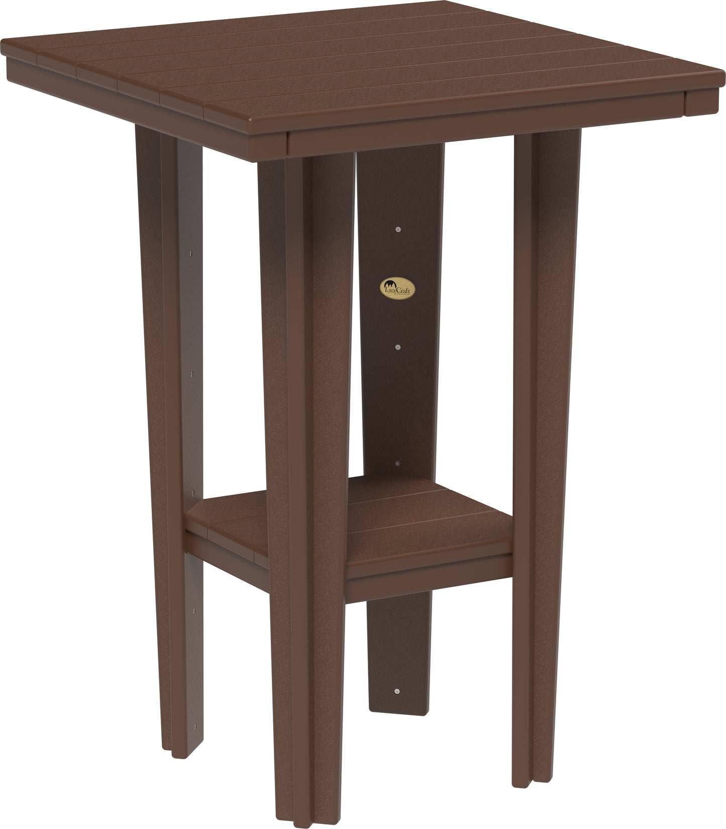 30" Square Bistro Table Chestnut Brown / Bar Height