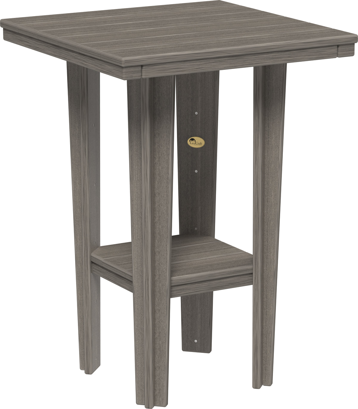 30" Square Bistro Table Coastal Gray / Bar Height