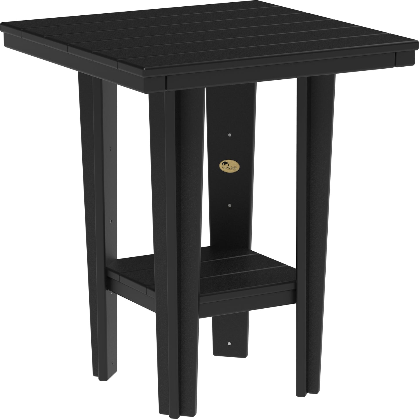 30" Square Bistro Table Black / Counter Height