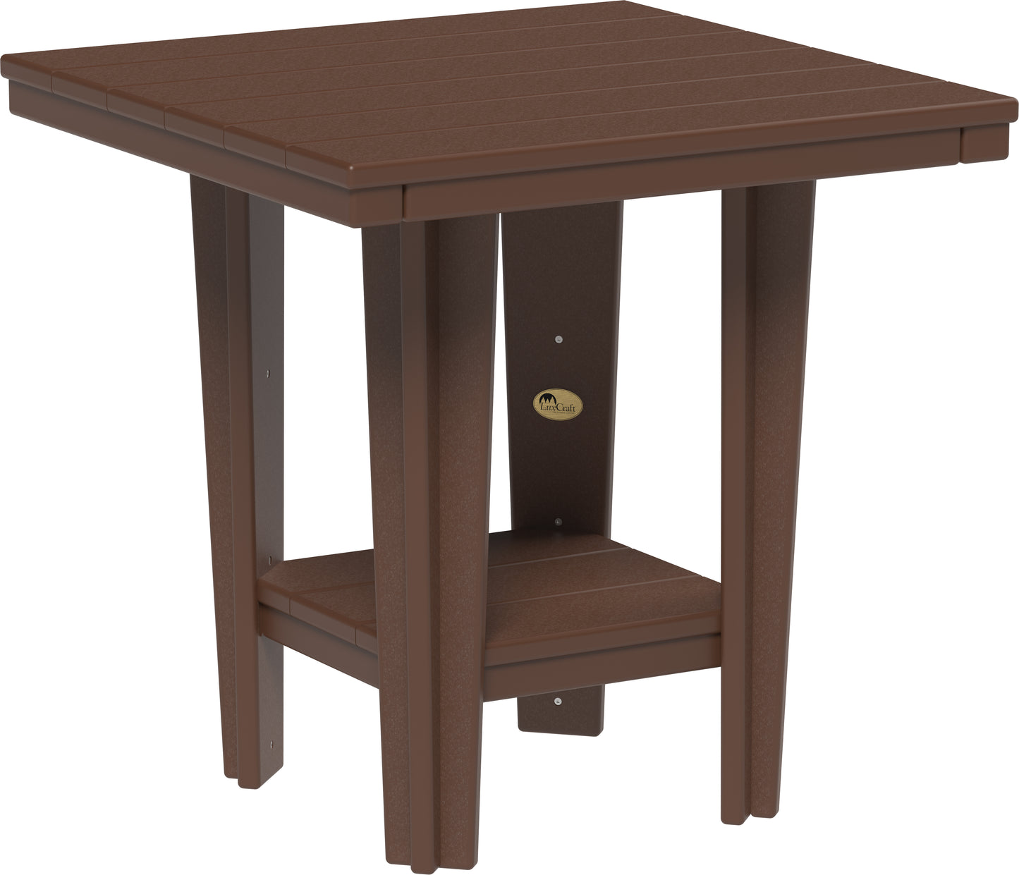 30" Square Bistro Table Chestnut Brown / Dining Height