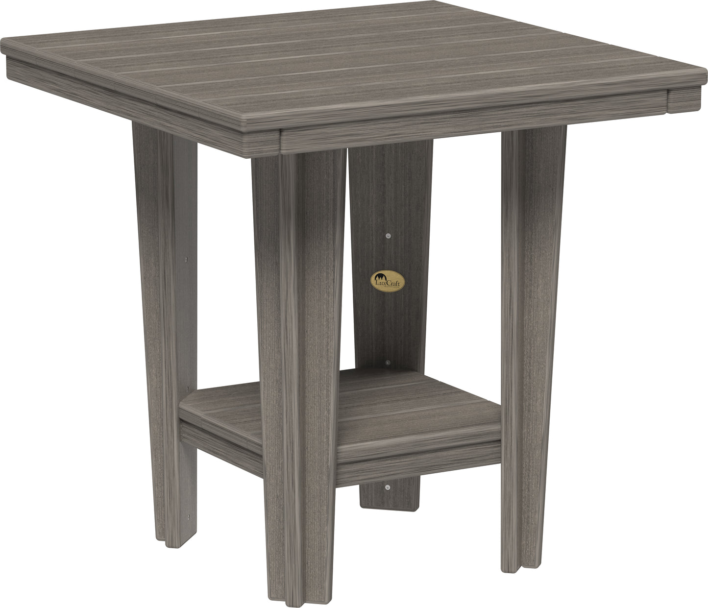 30" Square Bistro Table Coastal Gray / Dining Height