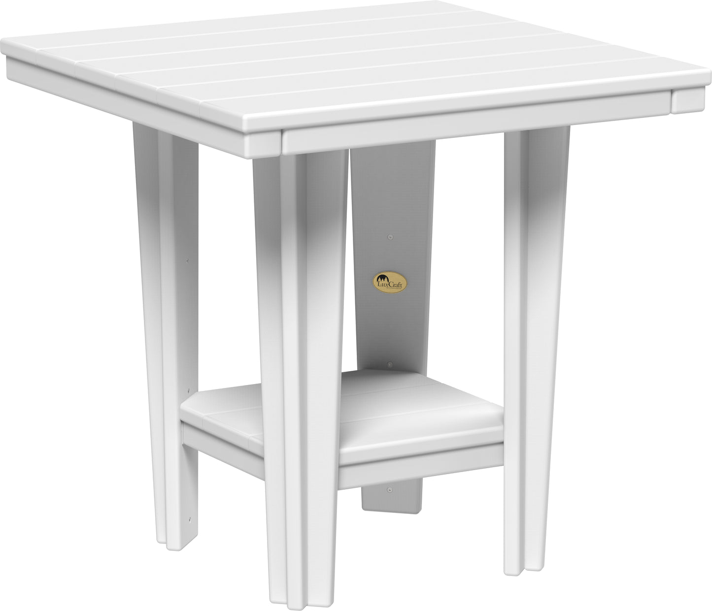 30" Square Bistro Table White / Dining Height