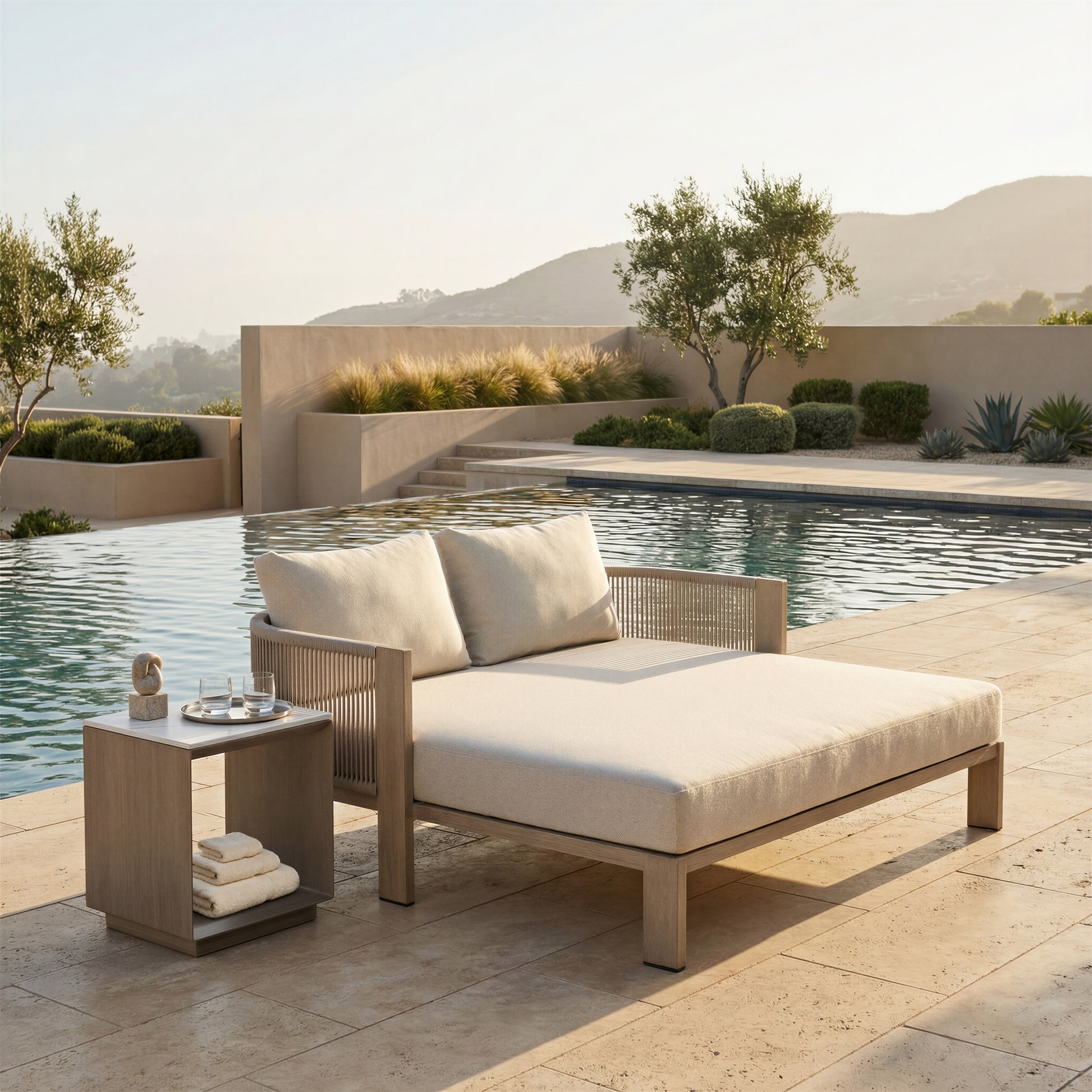 Sunlit Springs Daybed Green