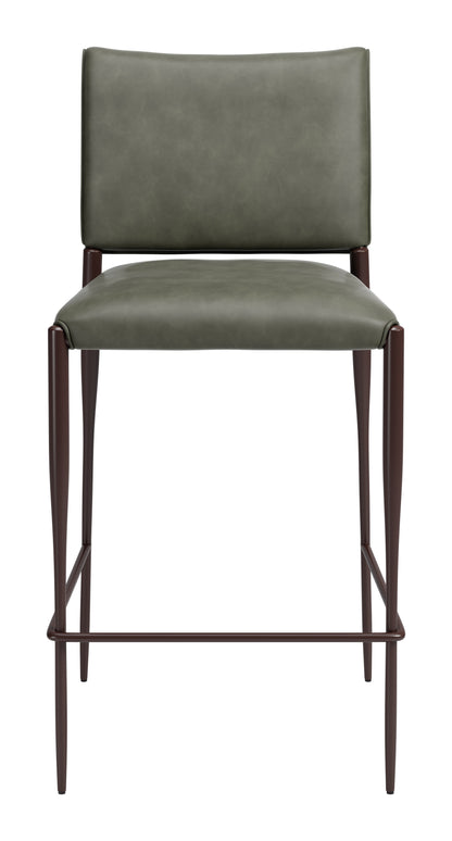 Freesia Barstool (Set of 2) Olive Green