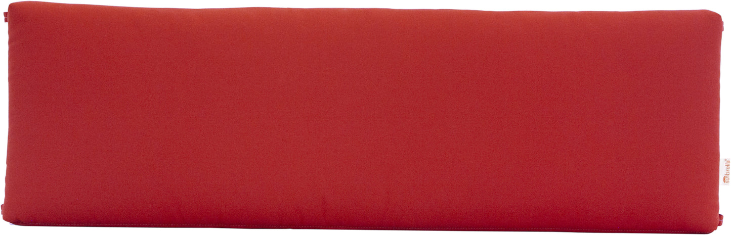 41" Café Bench Cushion Logo Red
