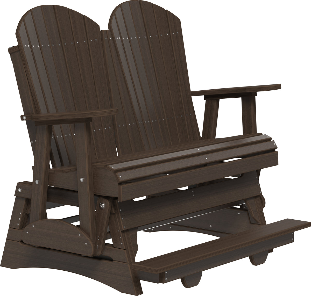 4' Adirondack Balcony Glider Brazilian Walnut