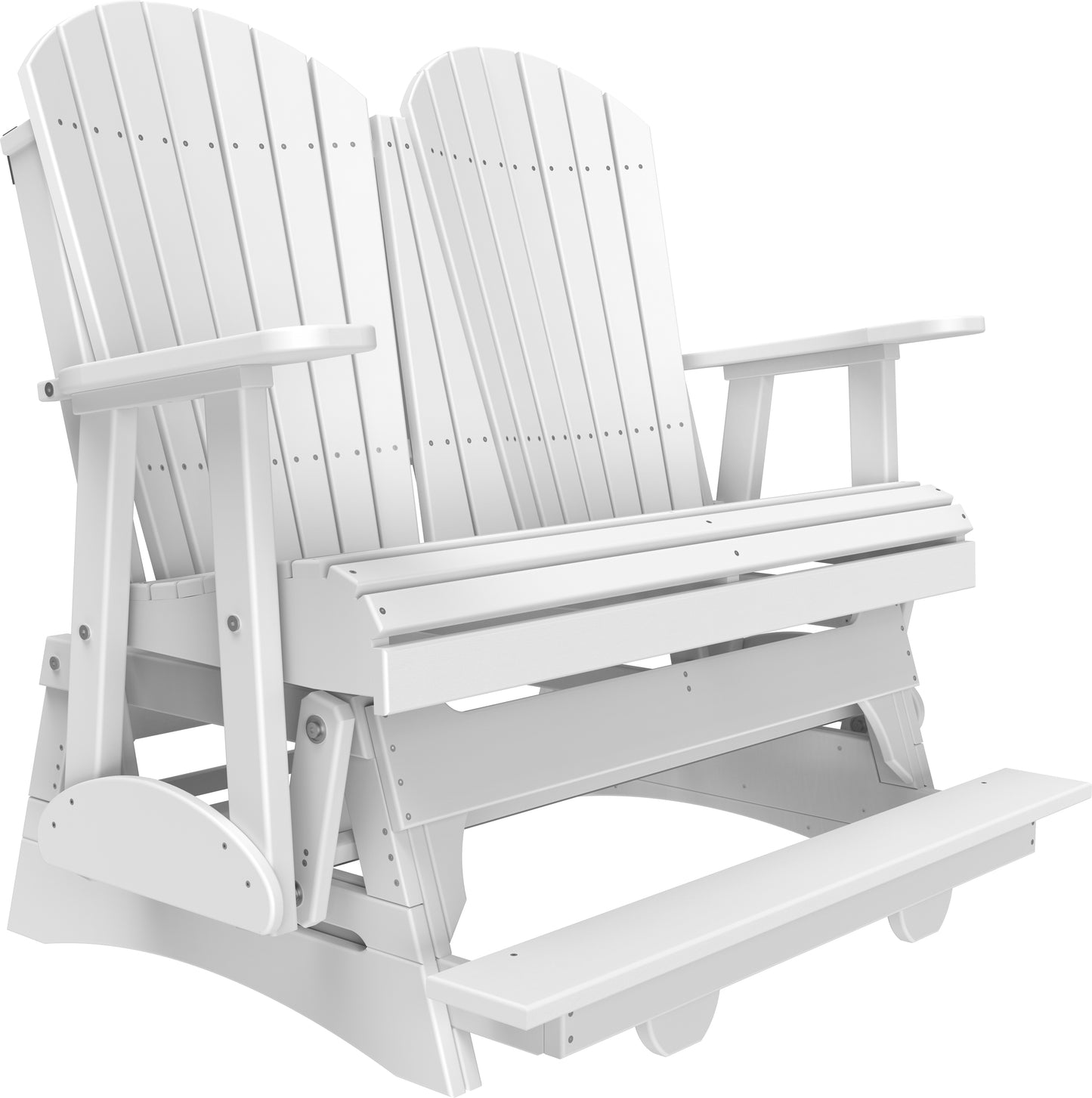 4' Adirondack Balcony Glider White
