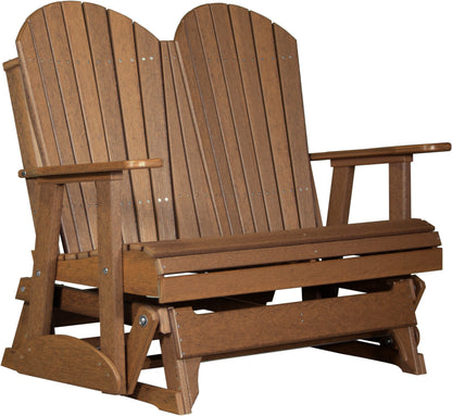 4' Adirondack Glider Antique Mahogany