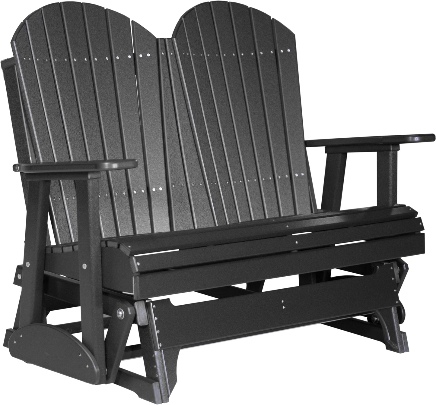 4' Adirondack Glider Black