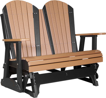 4' Adirondack Glider Cedar & Black
