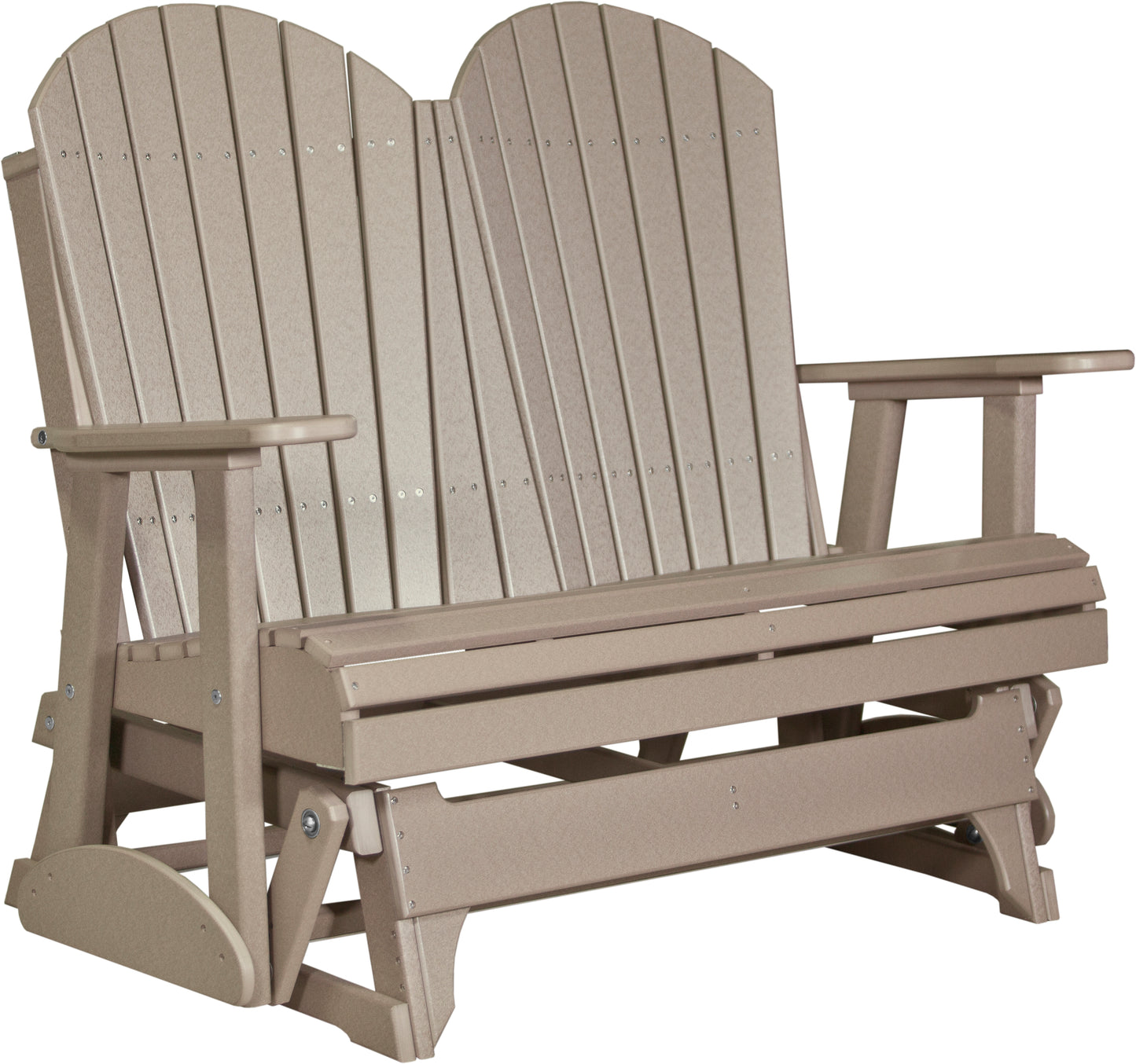 4' Adirondack Glider Weatherwood