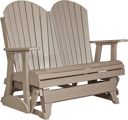 4' Adirondack Glider Weatherwood