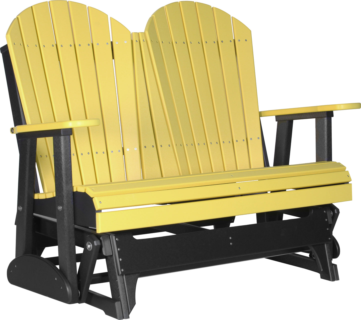 4' Adirondack Glider Yellow & Black