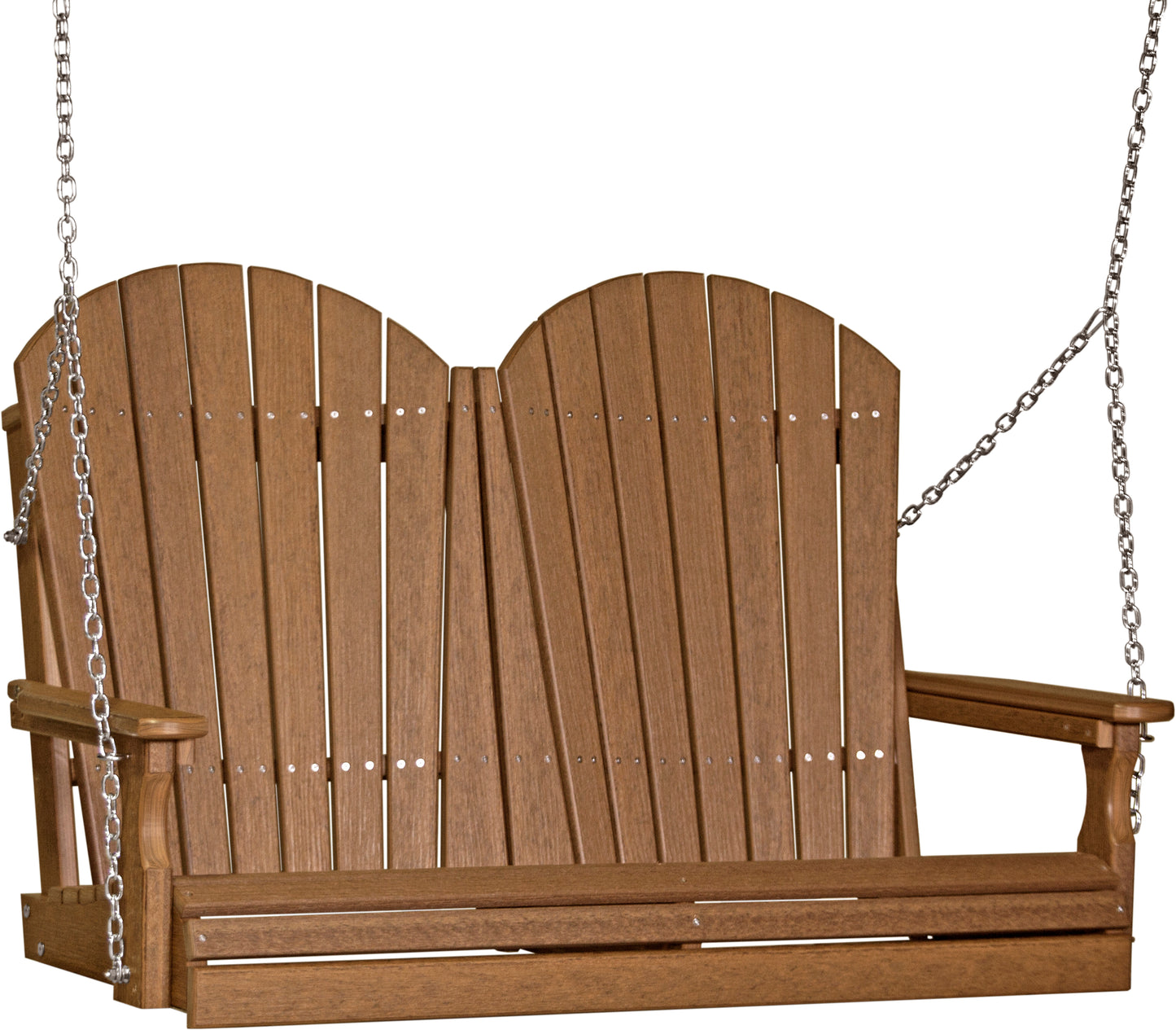 4' Adirondack Poly Swing Antique Mahogany