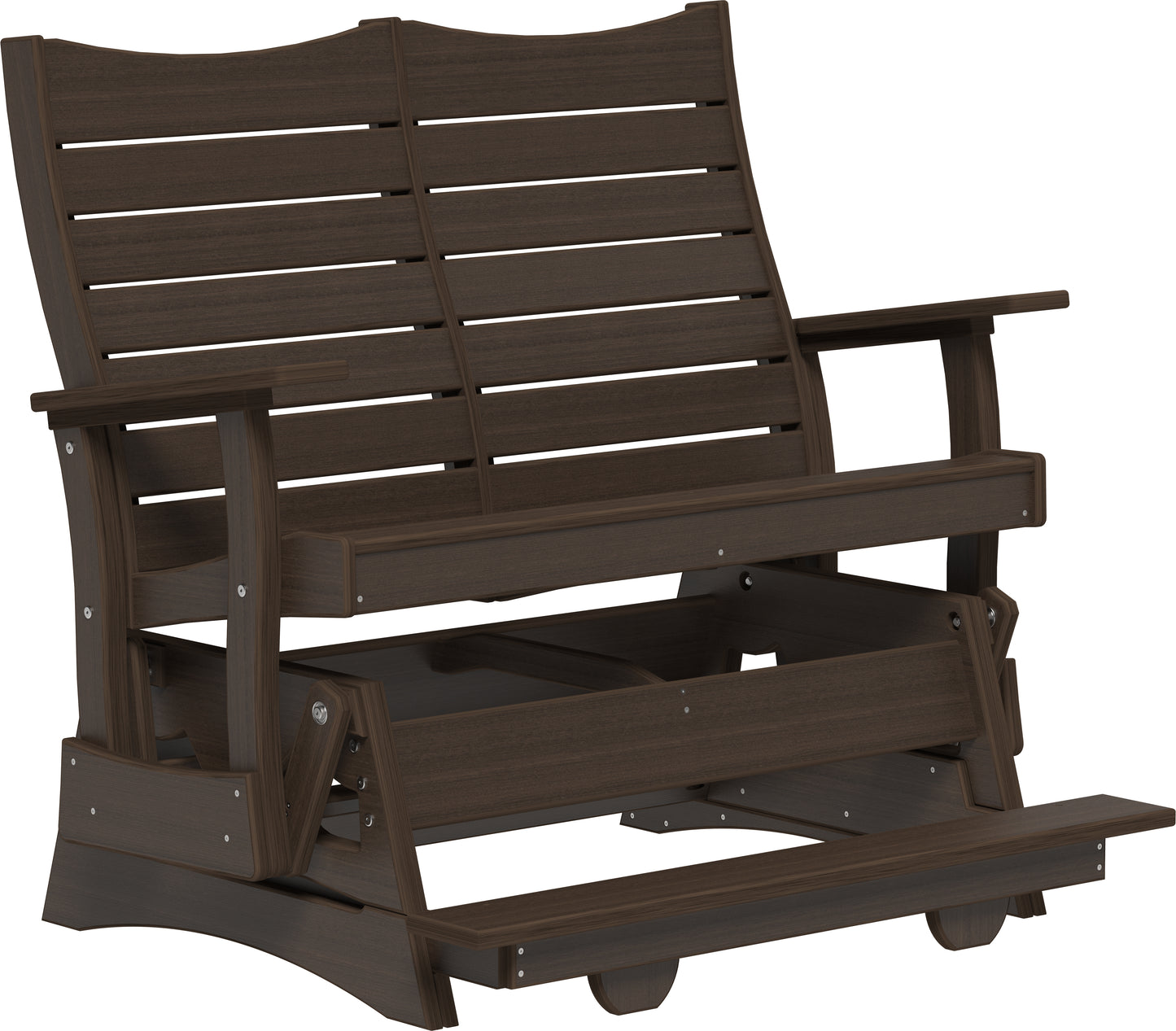4' Contour Balcony Glider Brazilian Walnut