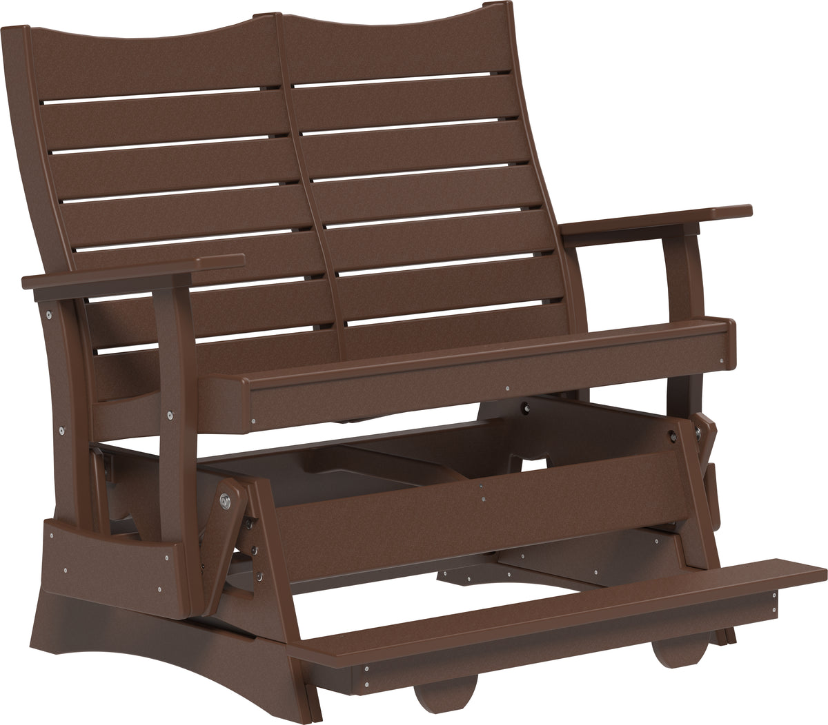 4' Contour Balcony Glider Chestnut Brown