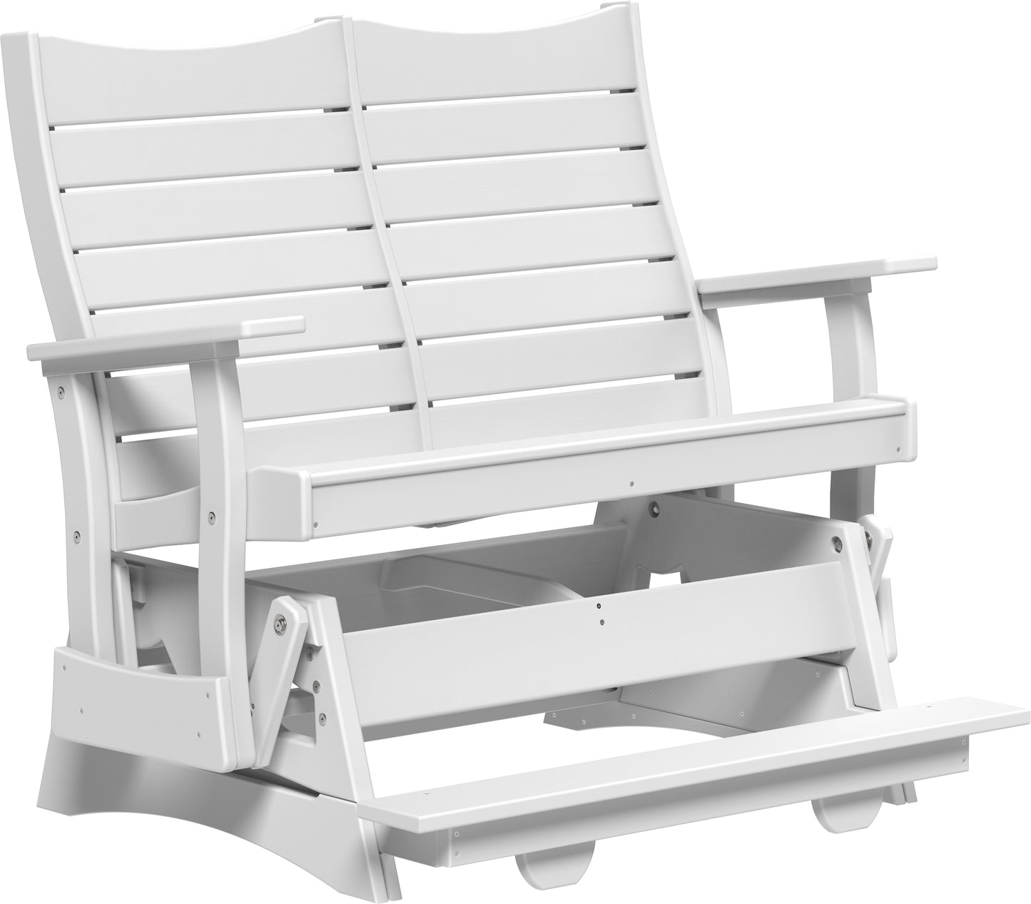 4' Contour Balcony Glider White