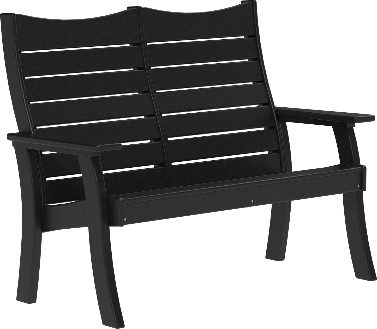 4' Contour Bench Black