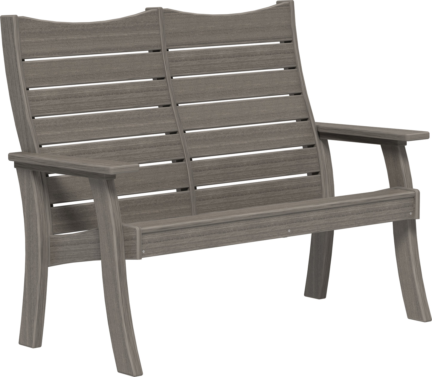 4' Contour Bench Coastal Gray