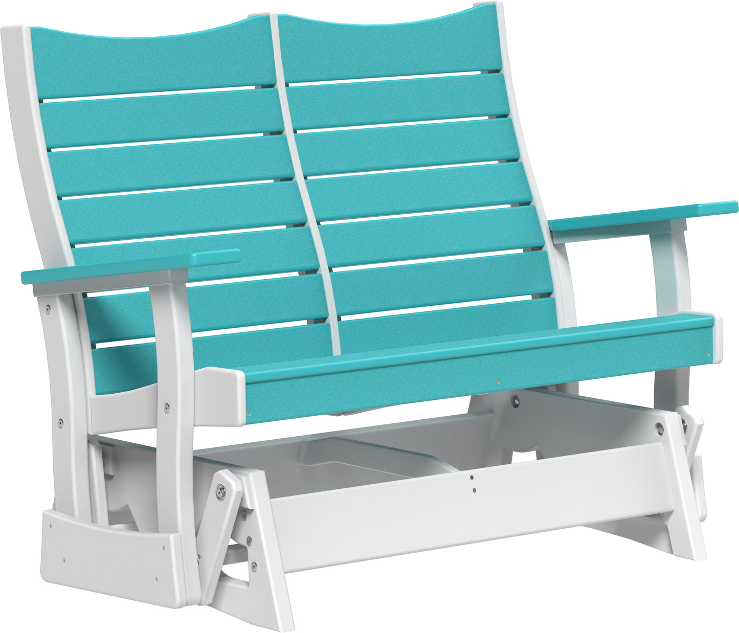 4' Contour Glider Aruba Blue & White