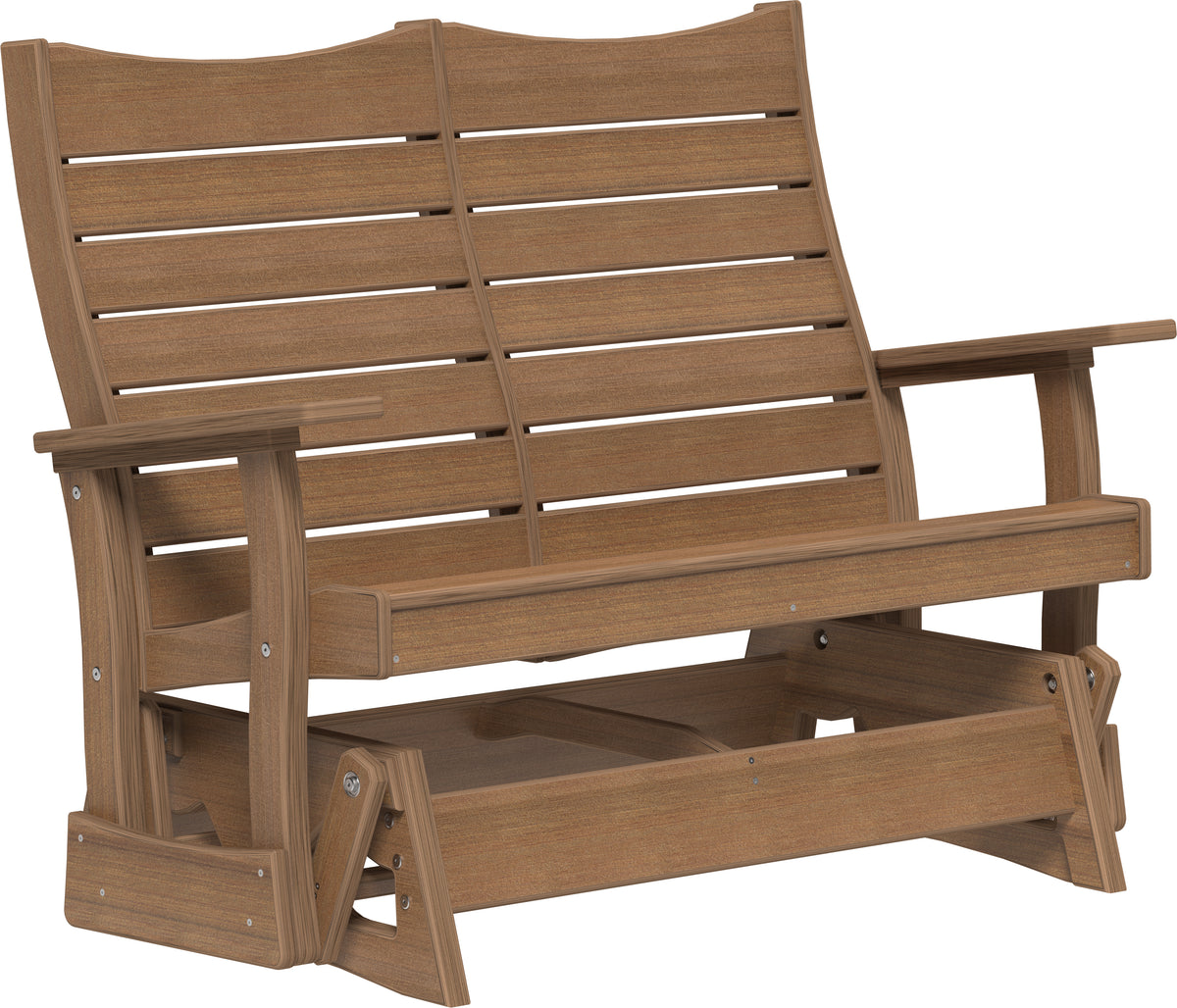 4' Contour Glider Antique Mahogany