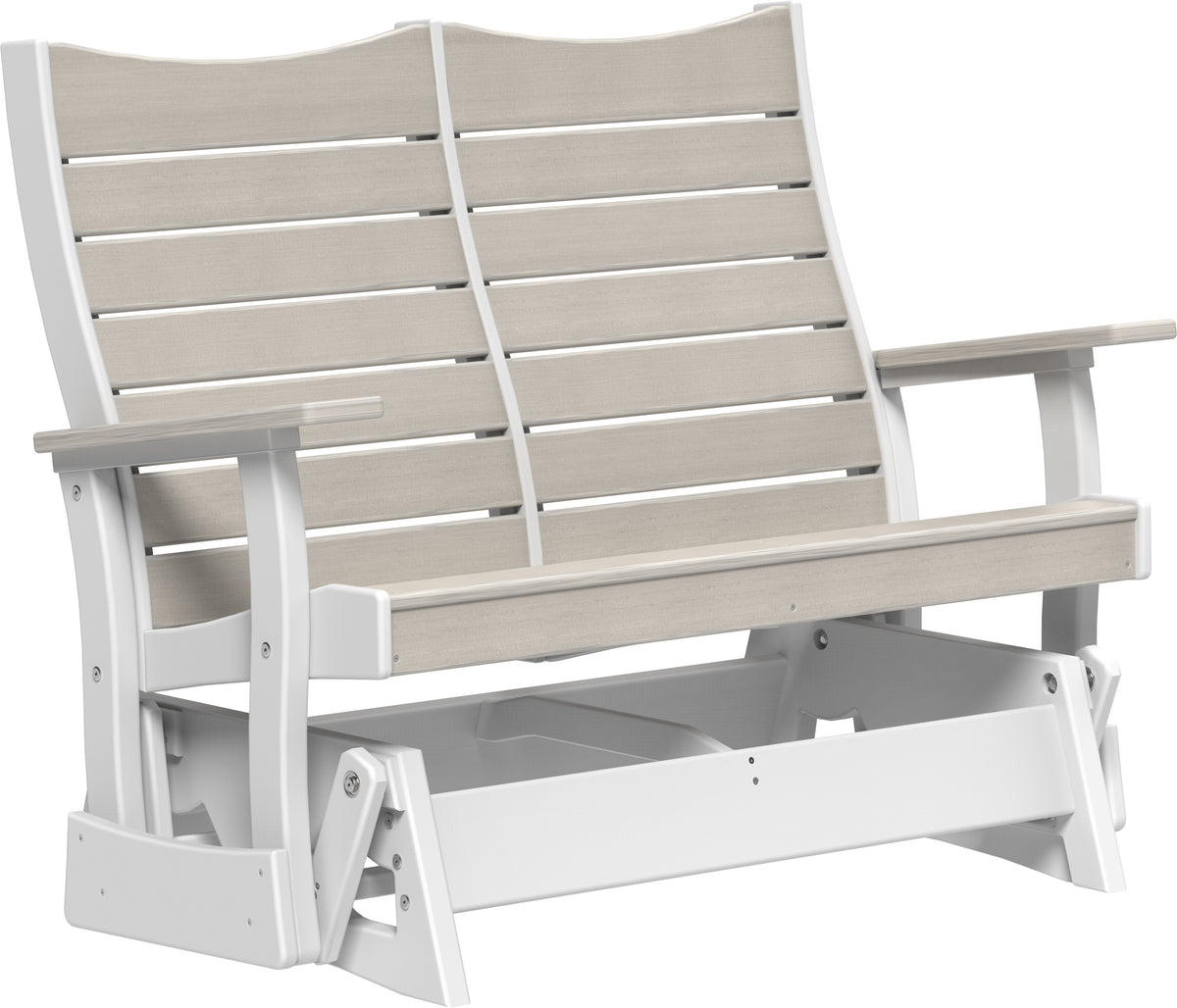 4' Contour Glider Birch & White