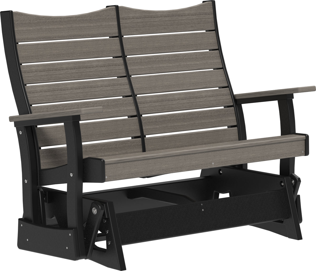 4' Contour Glider Coastal Gray & Black