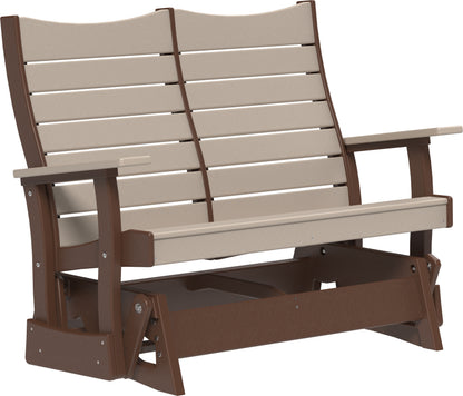 4' Contour Glider Weatherwood & Chestnut Brown