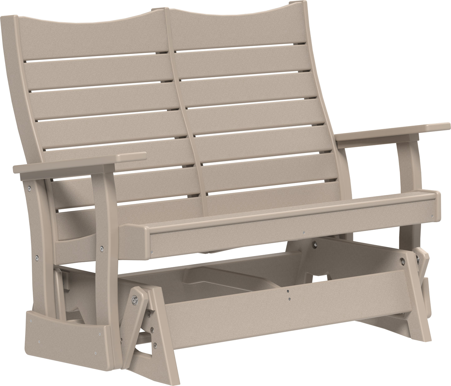 4' Contour Glider Weatherwood