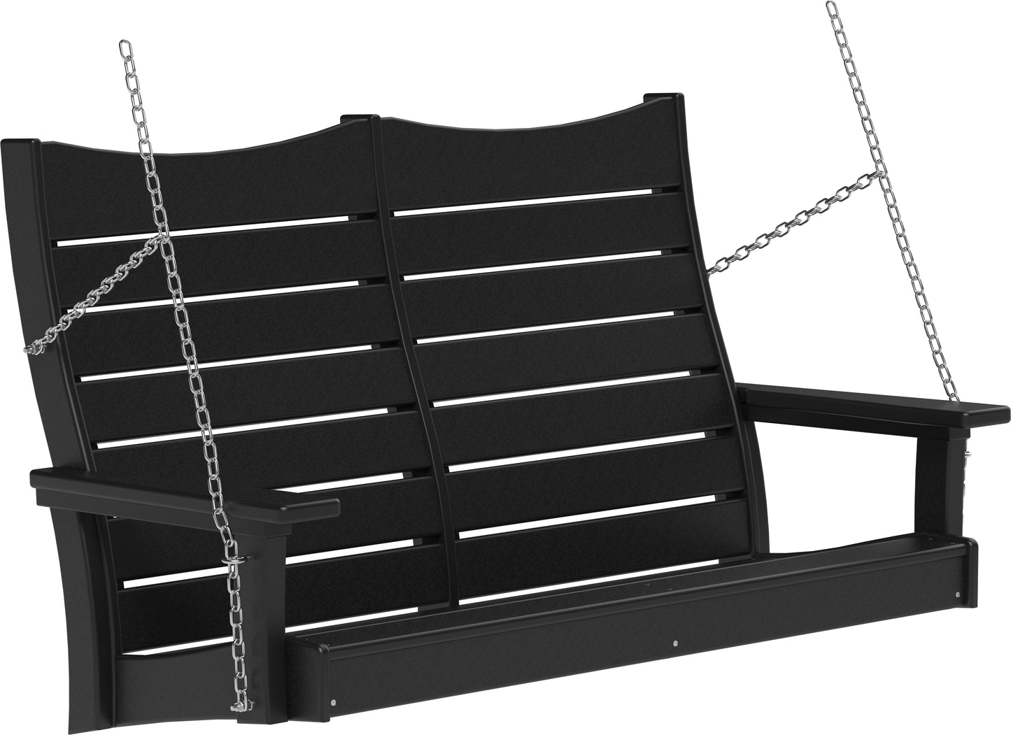 4' Contour Poly Swing Black