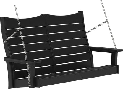 4' Contour Poly Swing Black