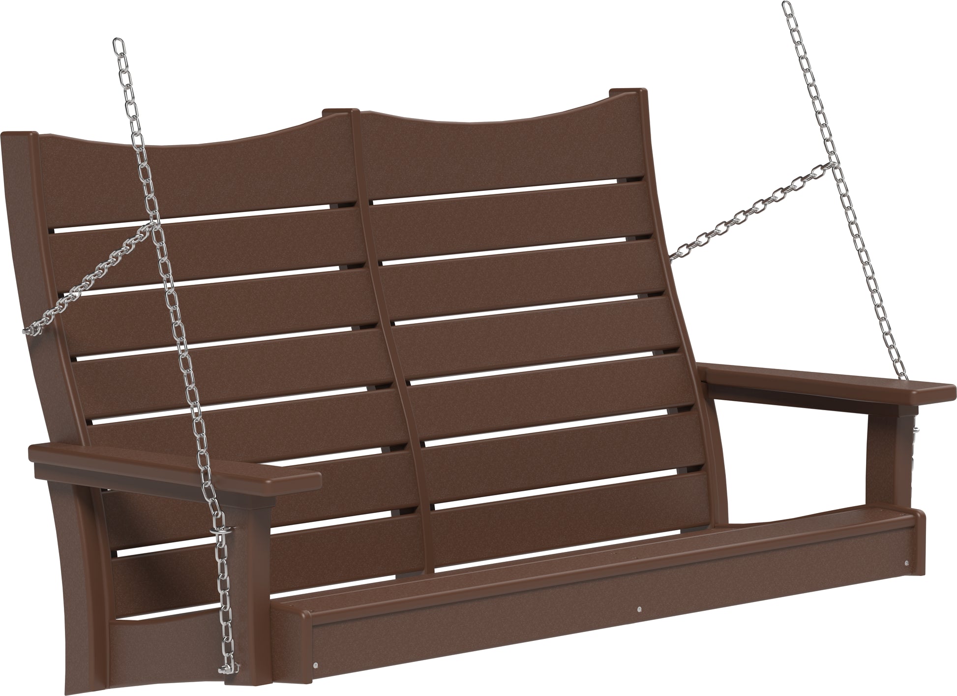 4' Contour Poly Swing Chestnut Brown