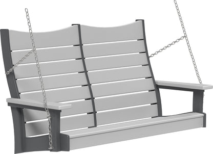 4' Contour Poly Swing Dove Gray & Slate