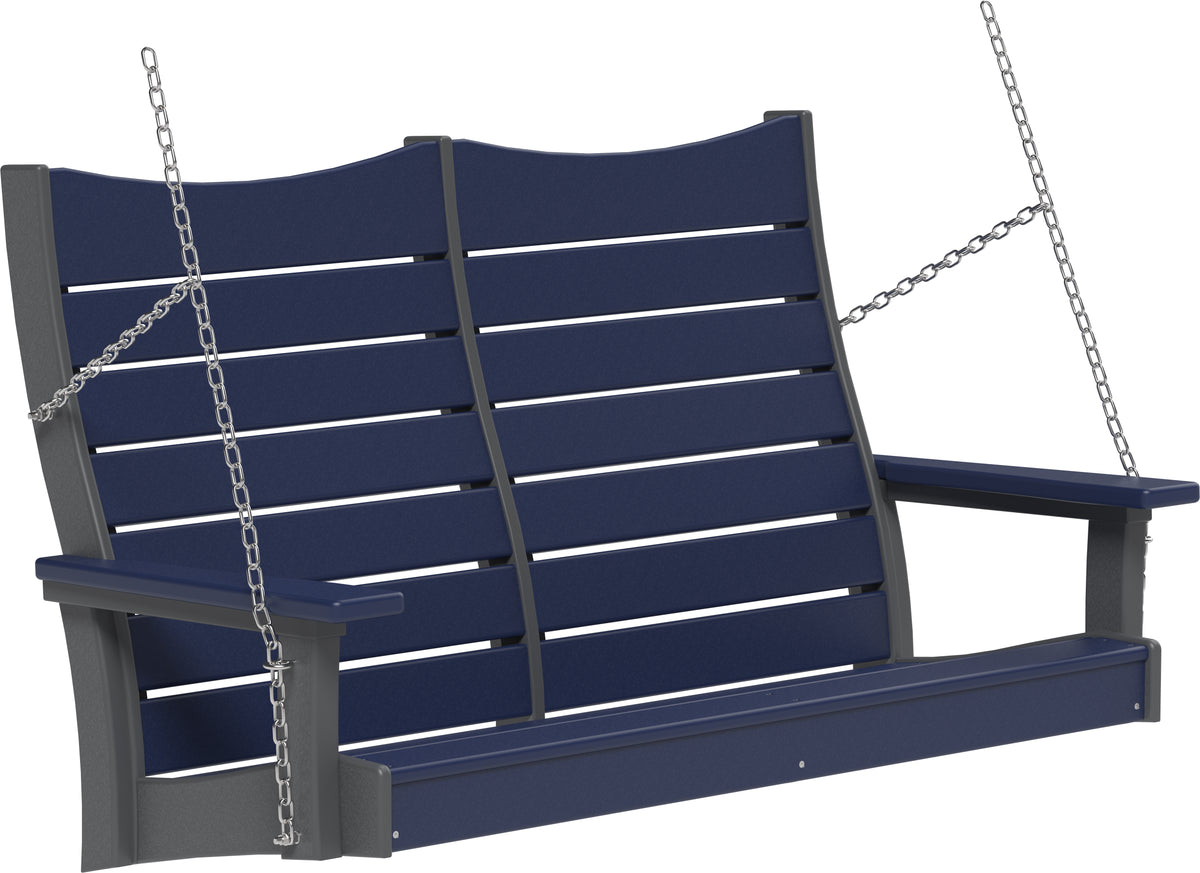 4' Contour Poly Swing Patriot Blue & Slate